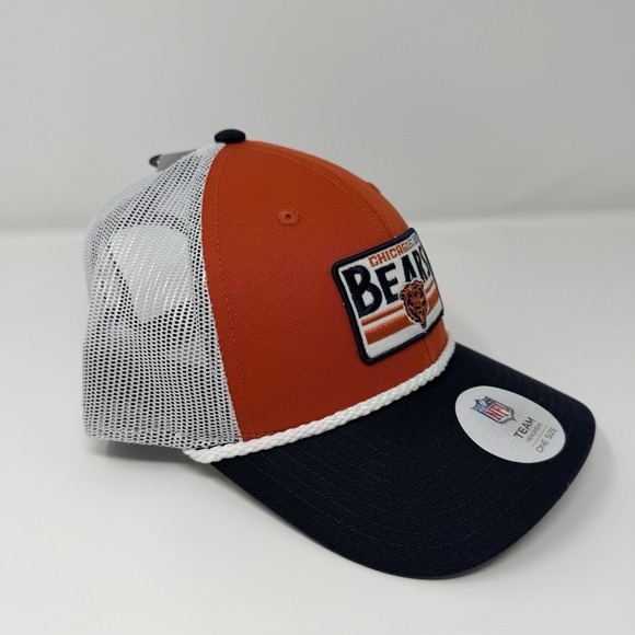 Chicago Bears Snapback Hat – Orange & Blue Rope Detail – One Size - Picture 3 of 6